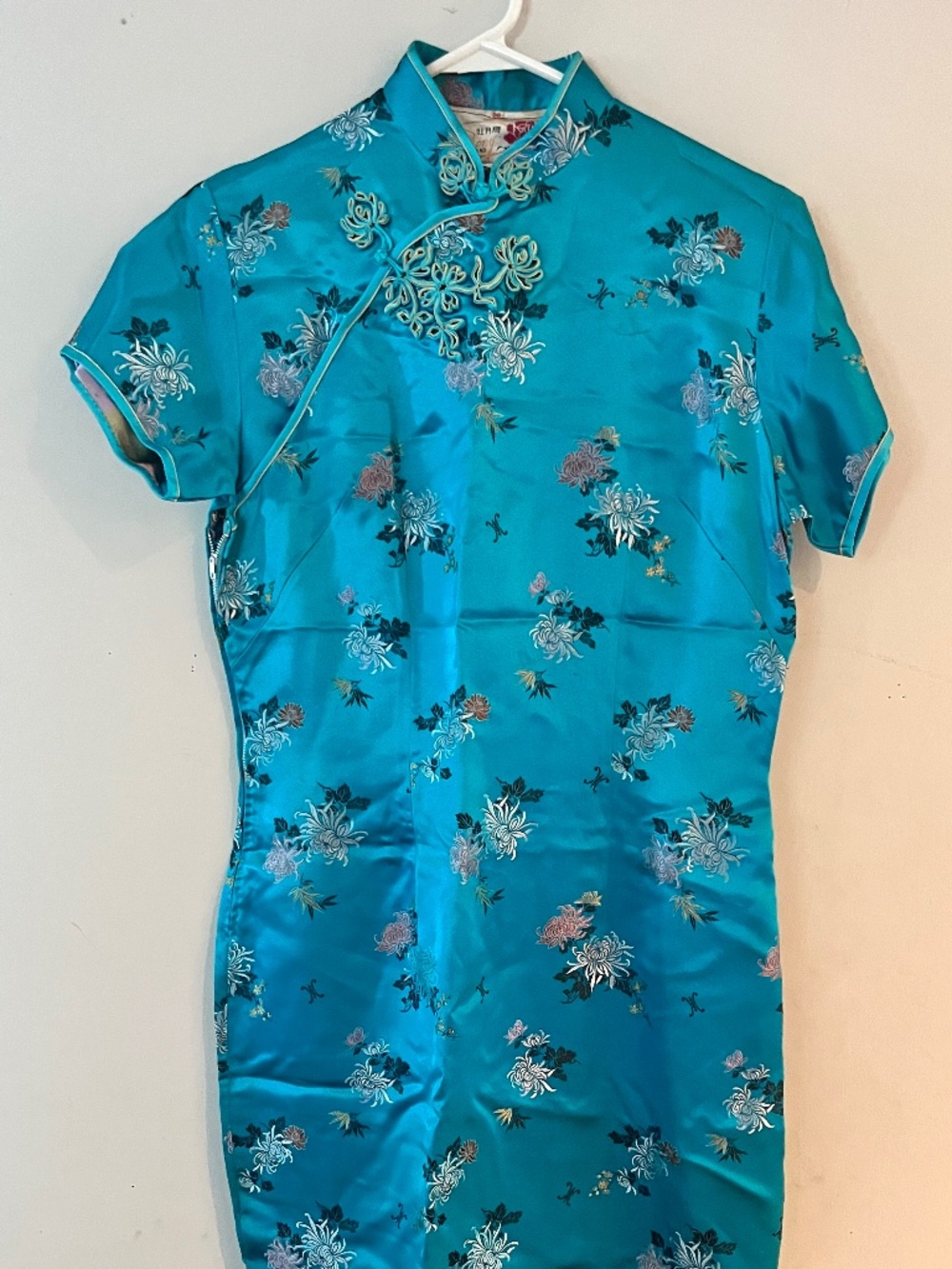 Authentic Vintage Cheongsam Dress by Peony, Size 38
